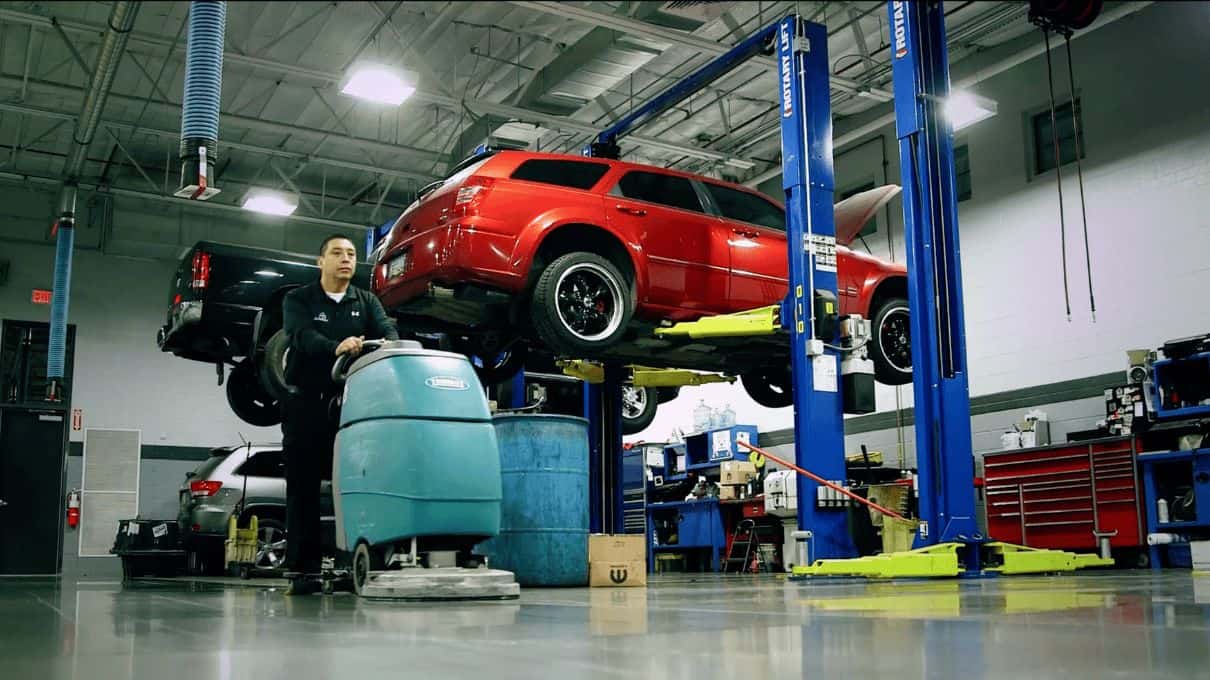 auto dealership cleaning